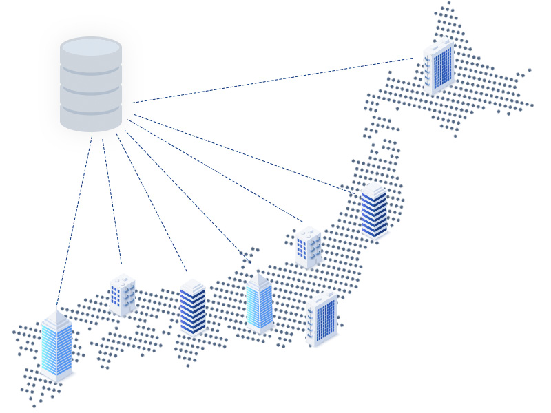 国内に拠点のある全ての企業情報を取得