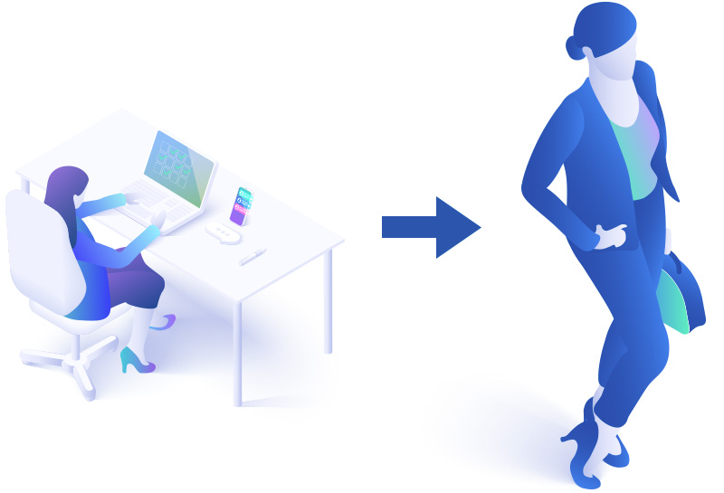 情報入力の負荷が軽減し、営業活動に集中